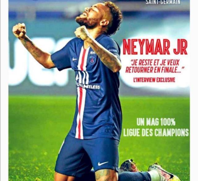 
内马尔确定留大巴黎 盼望重返欧冠决赛 